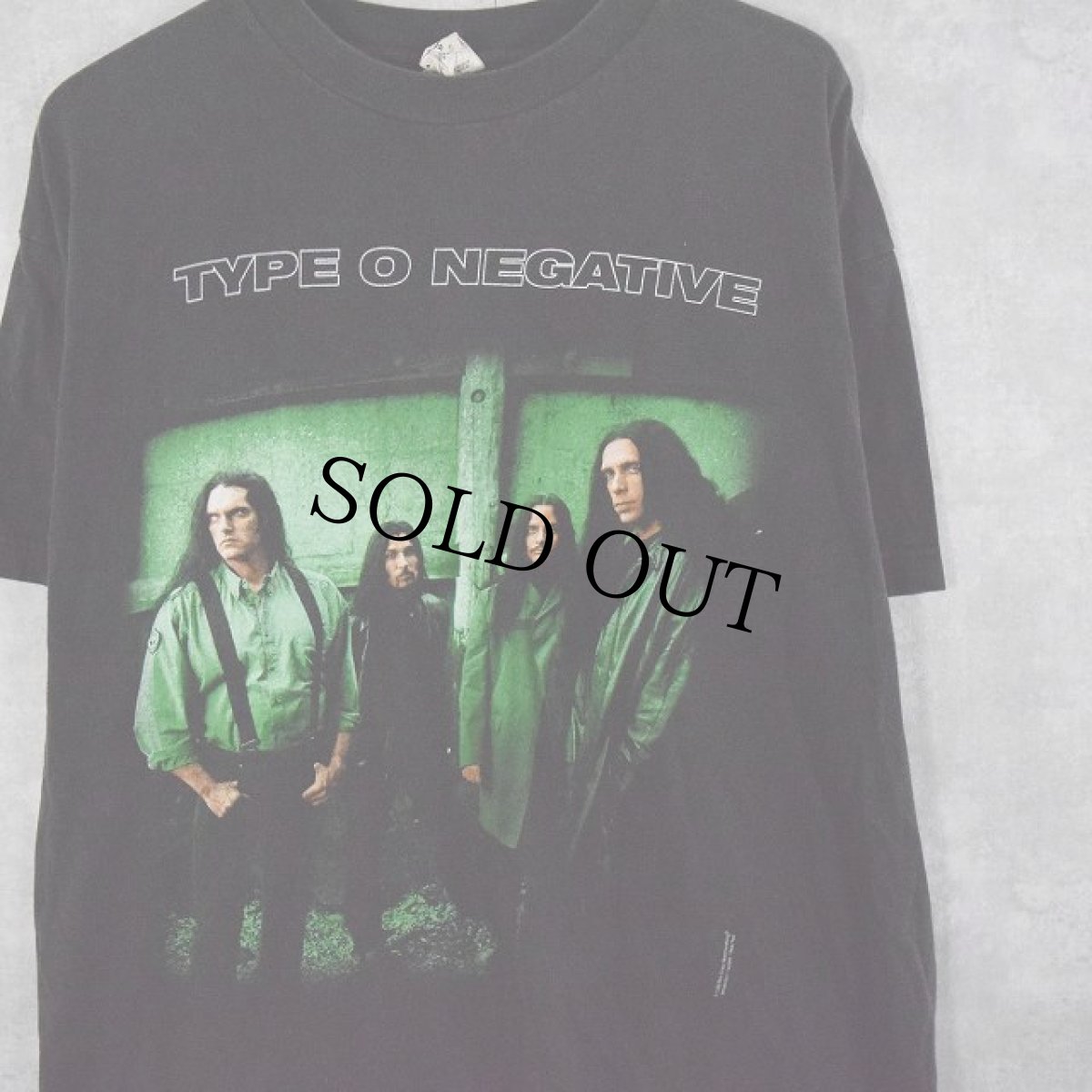 画像1: 90's TYPE O NEGATIVE USA製 ヘヴィメタル・バンドTシャツ L (1)