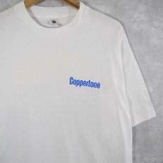 画像1: 90's Coppertone USA製 日焼け止めメーカー キャラクターTシャツ XL (1)