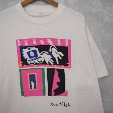 画像1: 90's Henri Matisse "JAZZ" アートプリントTシャツ (1)