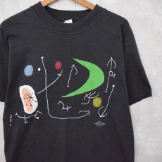 画像1: 90's Joan Miró スペイン人画家 アートプリントTシャツ XL (1)