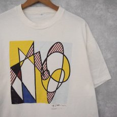 画像1: 90's Roy Lichtenstein "Best Buddies" ポップアートプリントTシャツ (1)