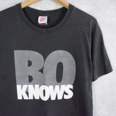 画像1: 90's NIKE USA製 "BO KNOWS"シリーズ プリントTシャツ L (1)