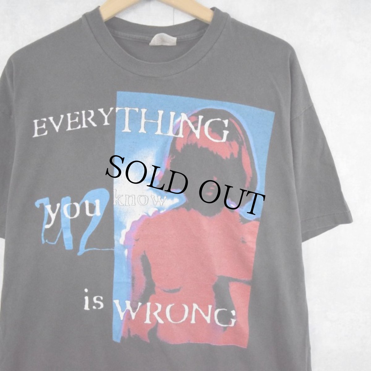 画像1: 90's U2 USA製 "Everything You Know Is Wrong" ロックバンドTシャツ XL (1)