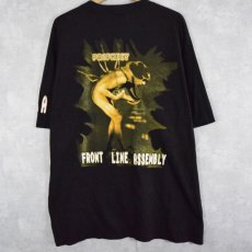 画像2: 90's Front Line Assembly CANADA製 "PROPHECY" エレクトロ・インダストリアルバンドTシャツ XL (2)