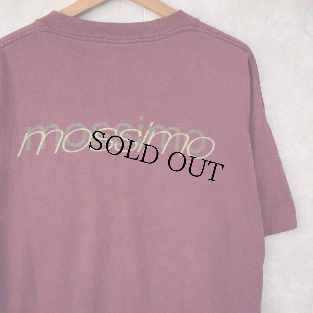画像1: 90's〜 mossimo USA製 ロゴプリントTシャツ L (1)