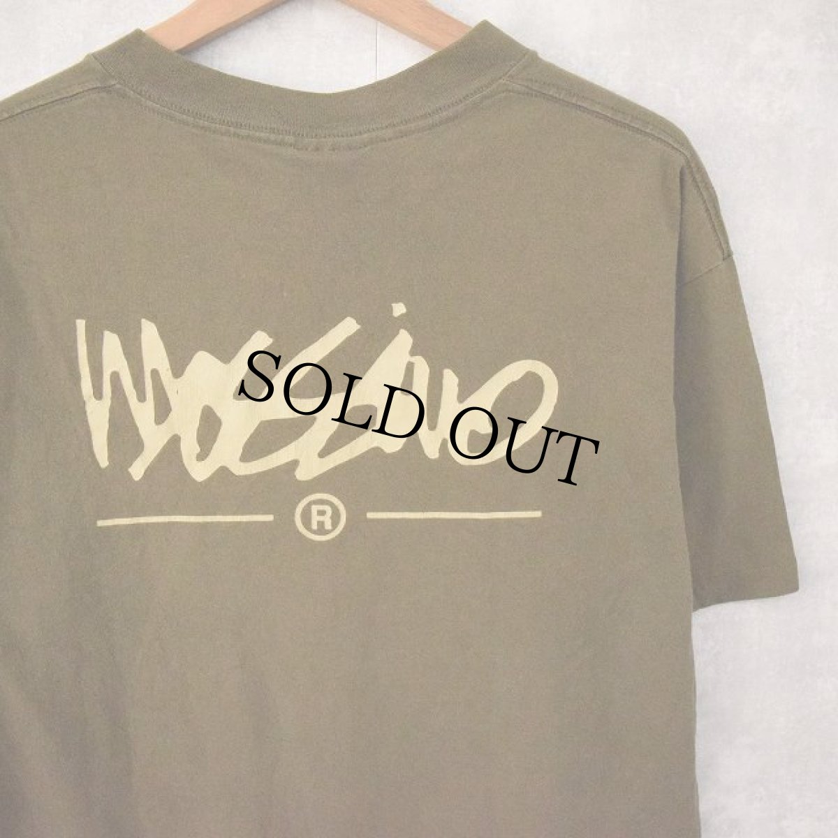 画像1: 90's〜 mossimo USA製 ロゴプリントTシャツ M (1)