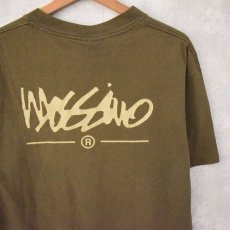 画像1: 90's〜 mossimo USA製 ロゴプリントTシャツ M (1)
