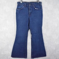 画像1: 70's Levi's 684 ベルボトムデニムパンツ W31 (1)