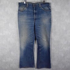 画像1: 70's Levi's 646 ベルボトムデニムパンツ W33 (1)