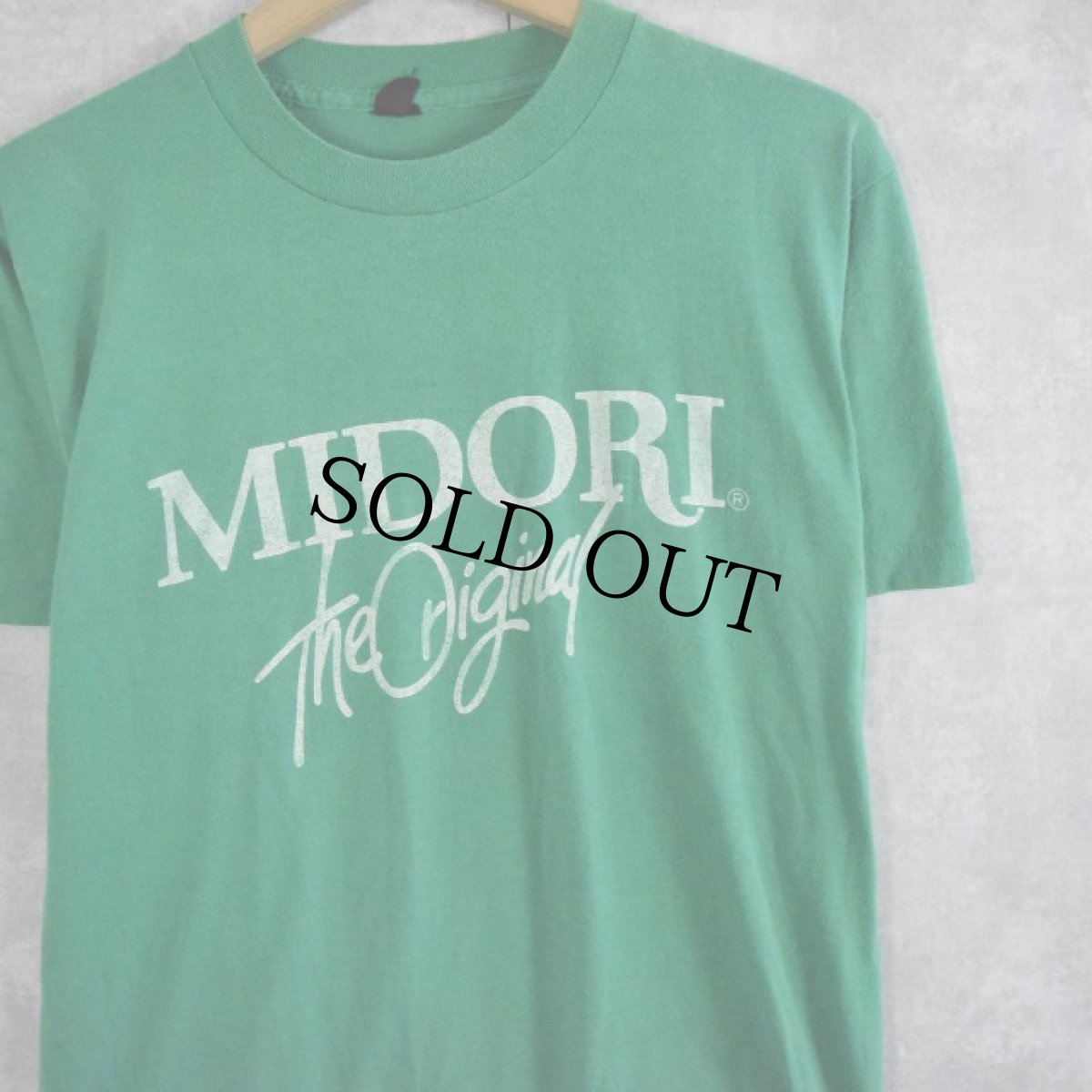 画像1: 80's MIDORI The Original リキュールTシャツ XL (1)