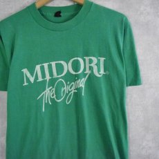 画像1: 80's MIDORI The Original リキュールTシャツ XL (1)
