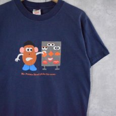 画像1: Disney Mr. Potato Head "Picks his nose." キャラクターTシャツ L (1)