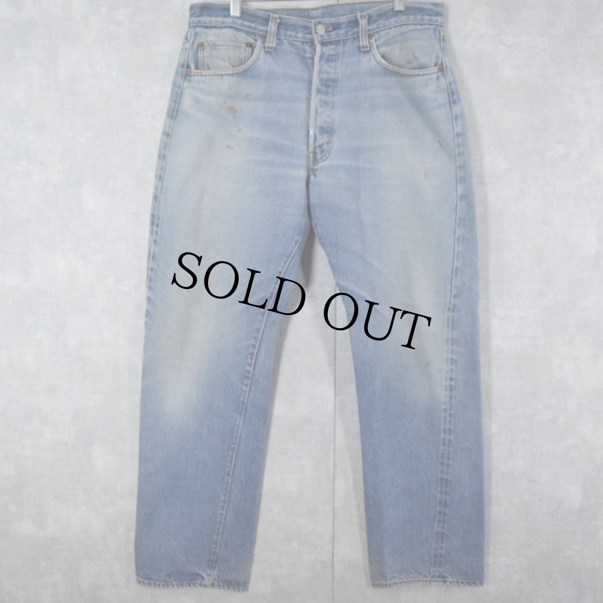 画像1: 80's Levi's 501 66後期 USA製 デニムパンツ W34 (1)