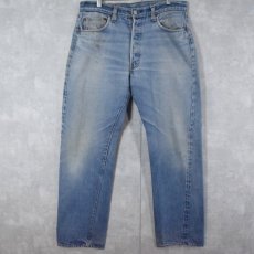 画像1: 80's Levi's 501 66後期 USA製 デニムパンツ W34 (1)