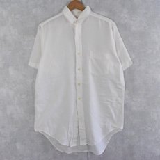 画像1: 【SALE】 60's LION TROY コットンローン タブカラーシャツ (1)