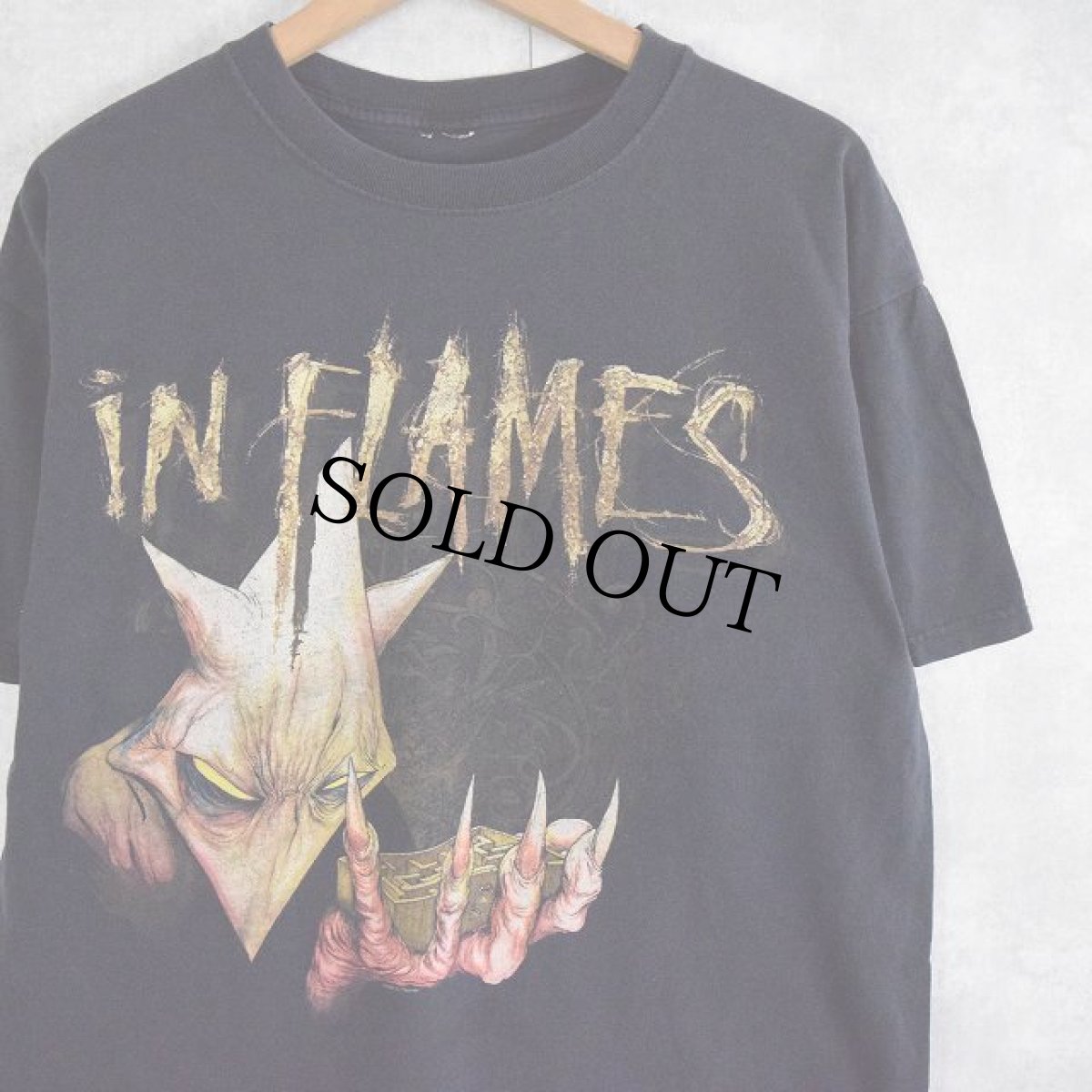 画像1: In Flames "come clarity" ヘヴィメタルバンドTシャツ  (1)