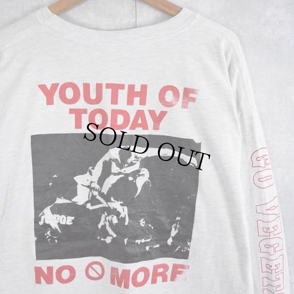 画像1: 90's YOUTH OF TODAY USA製 "NO MORE" REVELATION RECORDS ハードコアバンドロンT XL (1)