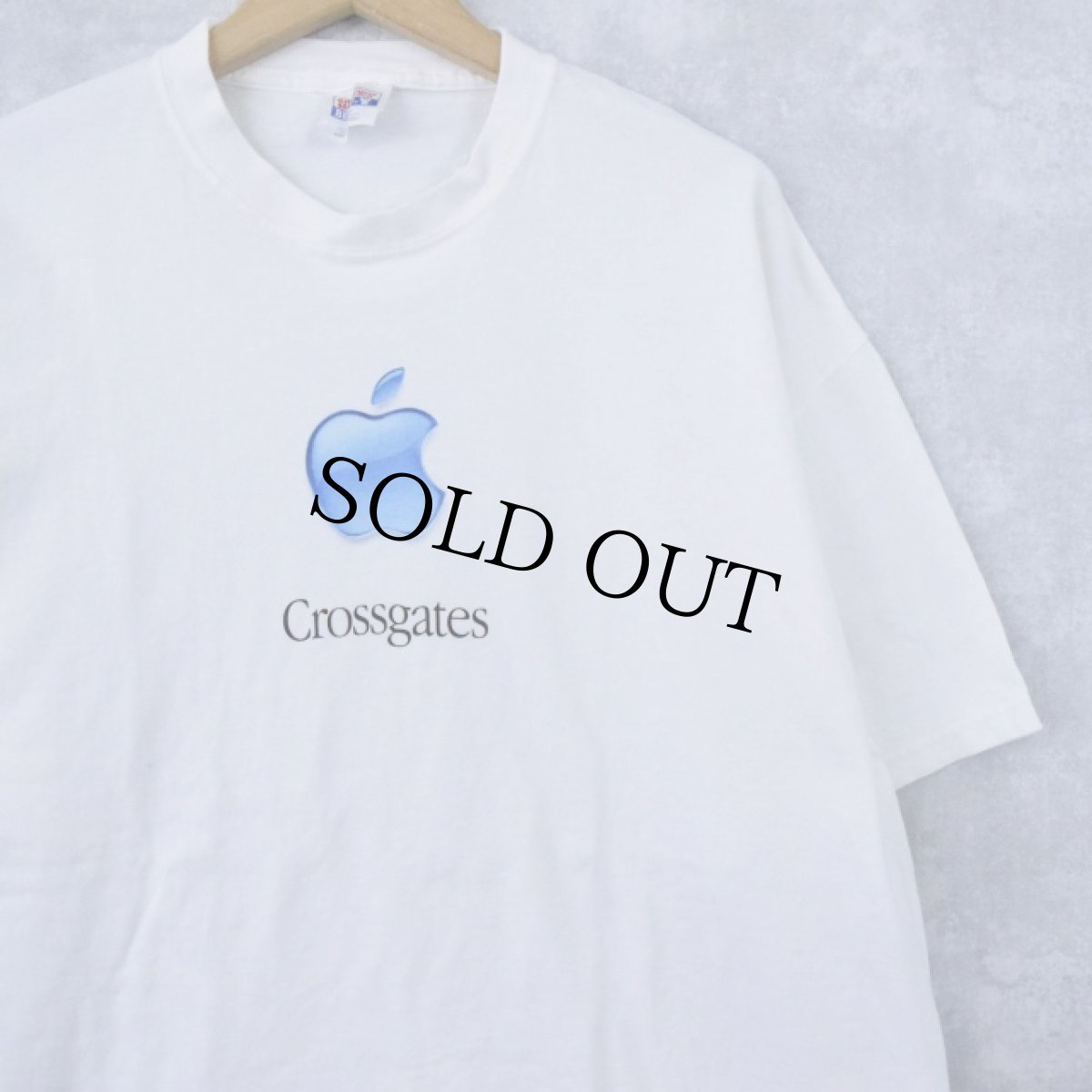 画像1: 90's〜 Apple "Crossgates" ロゴプリントTシャツ XL (1)