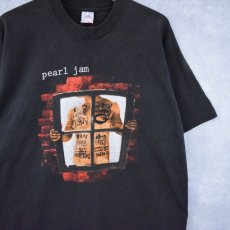 画像1: 90's USA製 Pearl Jam "window pain" オルタナティヴ・ロックバンドTシャツ L (1)