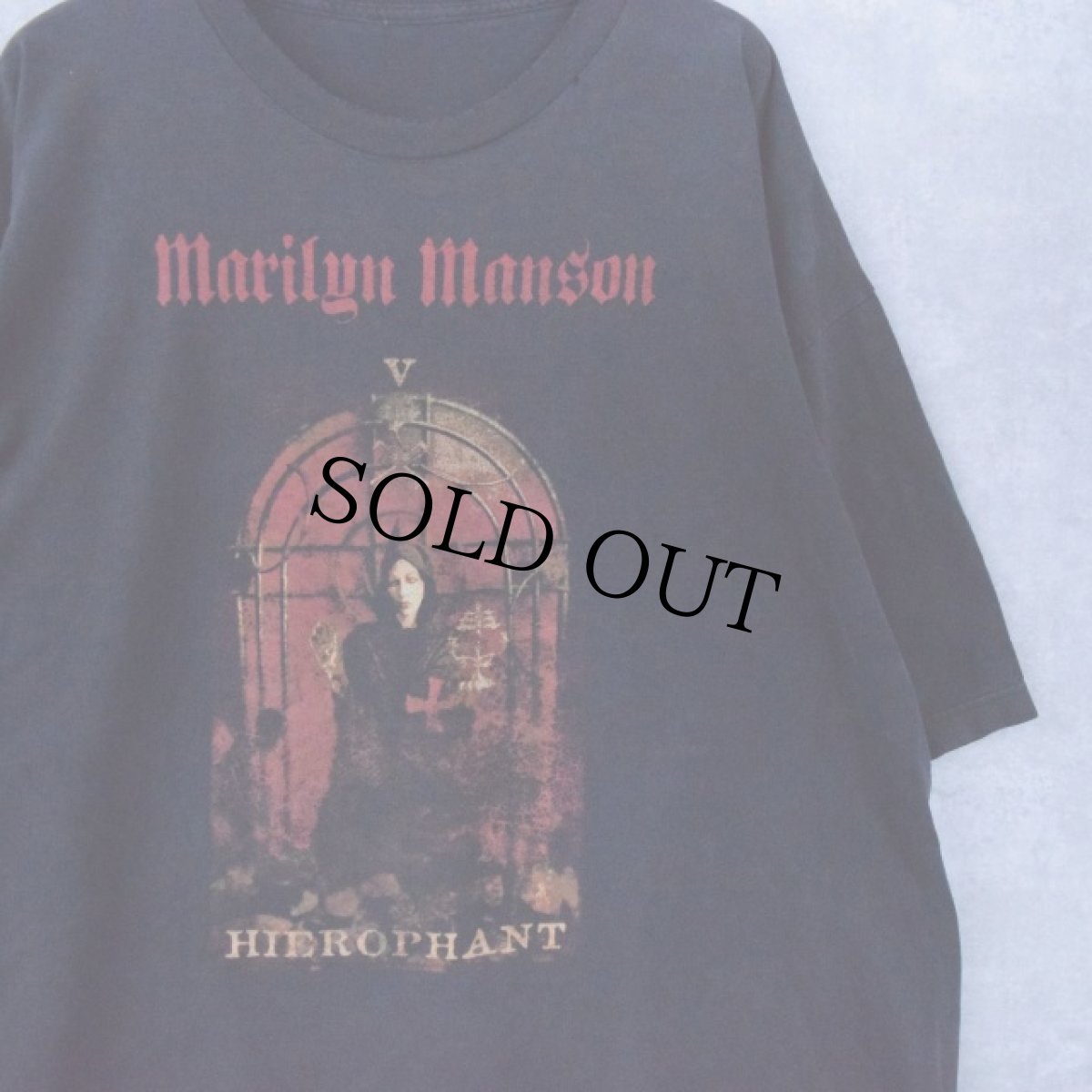 画像1: 2000 MARILYN MANSON "HIEROPHANT" ミュージックTシャツ (1)