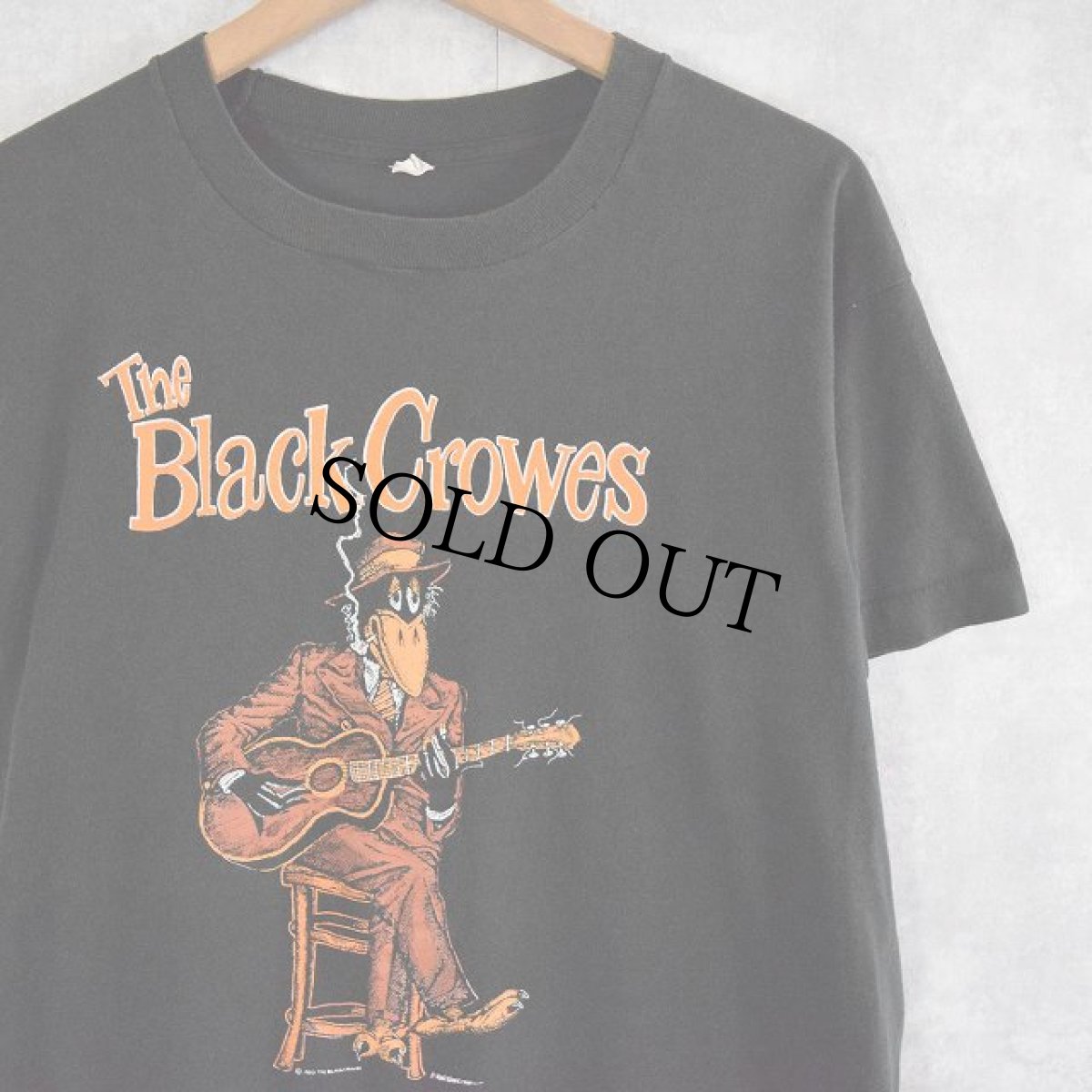 画像1: 90's The Black Crowes "BLUES IS BLOOD" ロックバンドTシャツ (1)