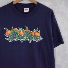 画像1: 90's USA製 マッシュルームプリントTシャツ XL (1)