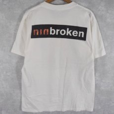 画像2: 90's NINE INCH NAILS "broken" ロックバンドTシャツ L (2)