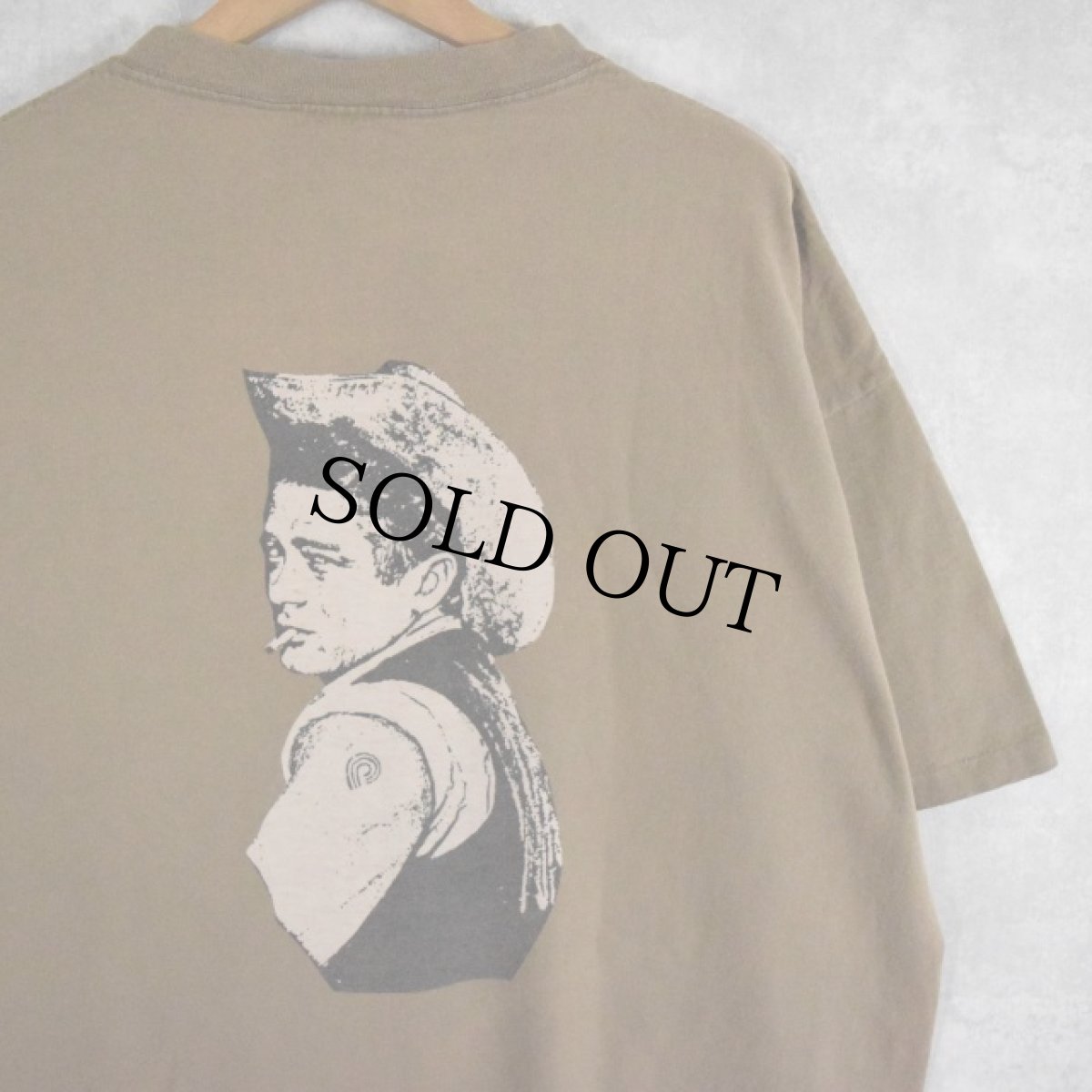 画像1: 90's POWELL PERALTA USA製 "BUCKY" James DeanプリントTシャツ XXL (1)