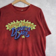 画像1: NICKELODEON "Double Dare" テレビゲーム番組Tシャツ L (1)