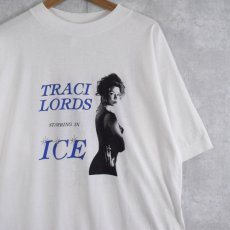 画像1: 90's TRACI LORDS "STARRING IN ICE" 映画プリントTシャツ XL (1)