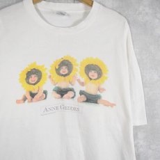 画像1: 90's ANNE GEDDES USA製 赤ちゃんフォトアートプリントTシャツ XL (1)