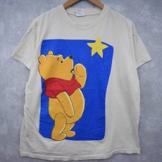 画像1: 90's〜 Disney くまのプーさん キャラクタープリントTシャツ M (1)