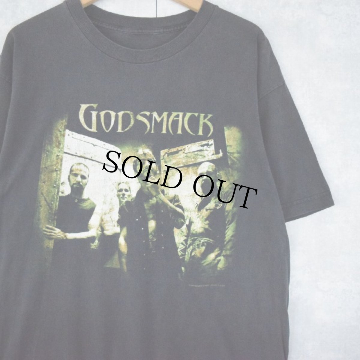 画像1: 2000 GODSMACK ヘヴィメタルバンドTシャツ (1)