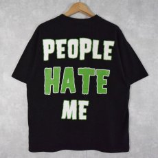 画像2: 2002 Murderdolls "PEOPLE HATE ME" ホラーパンク＆ヘヴィメタルバンドTシャツ L (2)