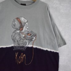 画像1: 1998 Korn "Follow The Leader" メタルバンドタイダイTシャツ XL (1)