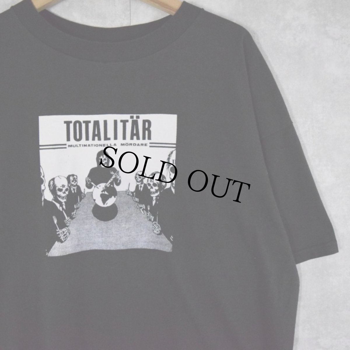 画像1: TOTALITAR ハードコアパンクバンドTシャツ XL (1)