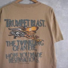 画像1: 90's USA製 "TRUMPET BLAST" ジーザスプリントTシャツ XL (1)