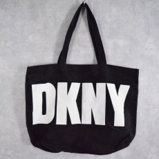 画像1: DKNY ロゴプリント トートバッグ (1)