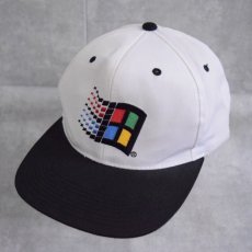 画像1: Microsoft Windous 95 ロゴ刺繍コットンキャップ ONE SIZE (1)