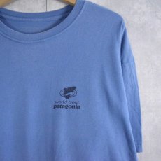 画像1: Patagonia "world trout" 魚プリントTシャツ XL (1)