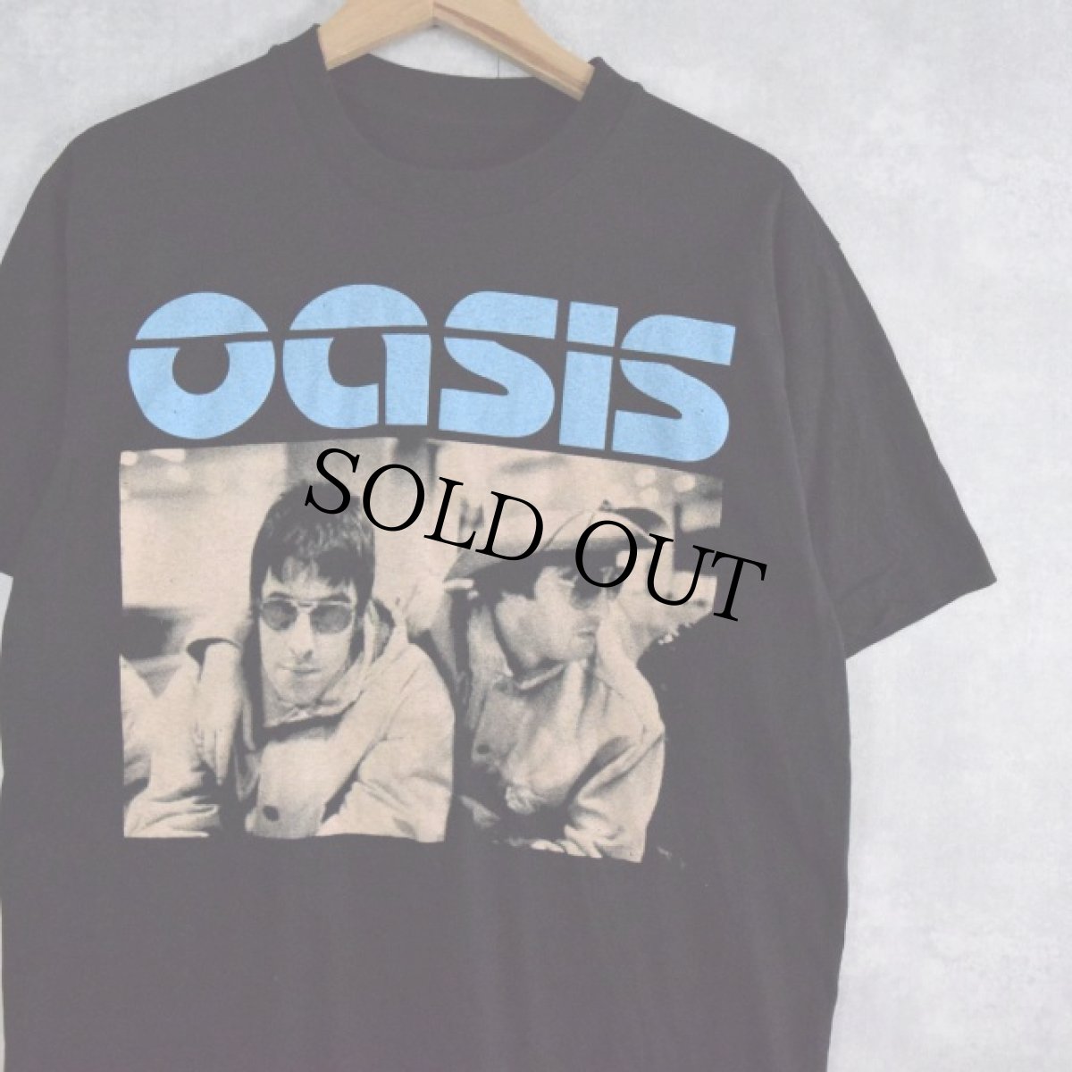 画像1: oasis ロックバンドTシャツ (1)