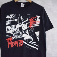 画像1: The Misfits "bullet" ハードコアパンクバンドTシャツ M (1)