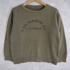 画像1: 60's USMC "3RD Marine Division Vietnam" スウェット (1)
