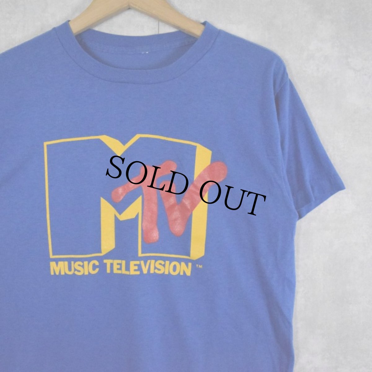 画像1: 90's MTV  ロゴプリントTシャツ (1)