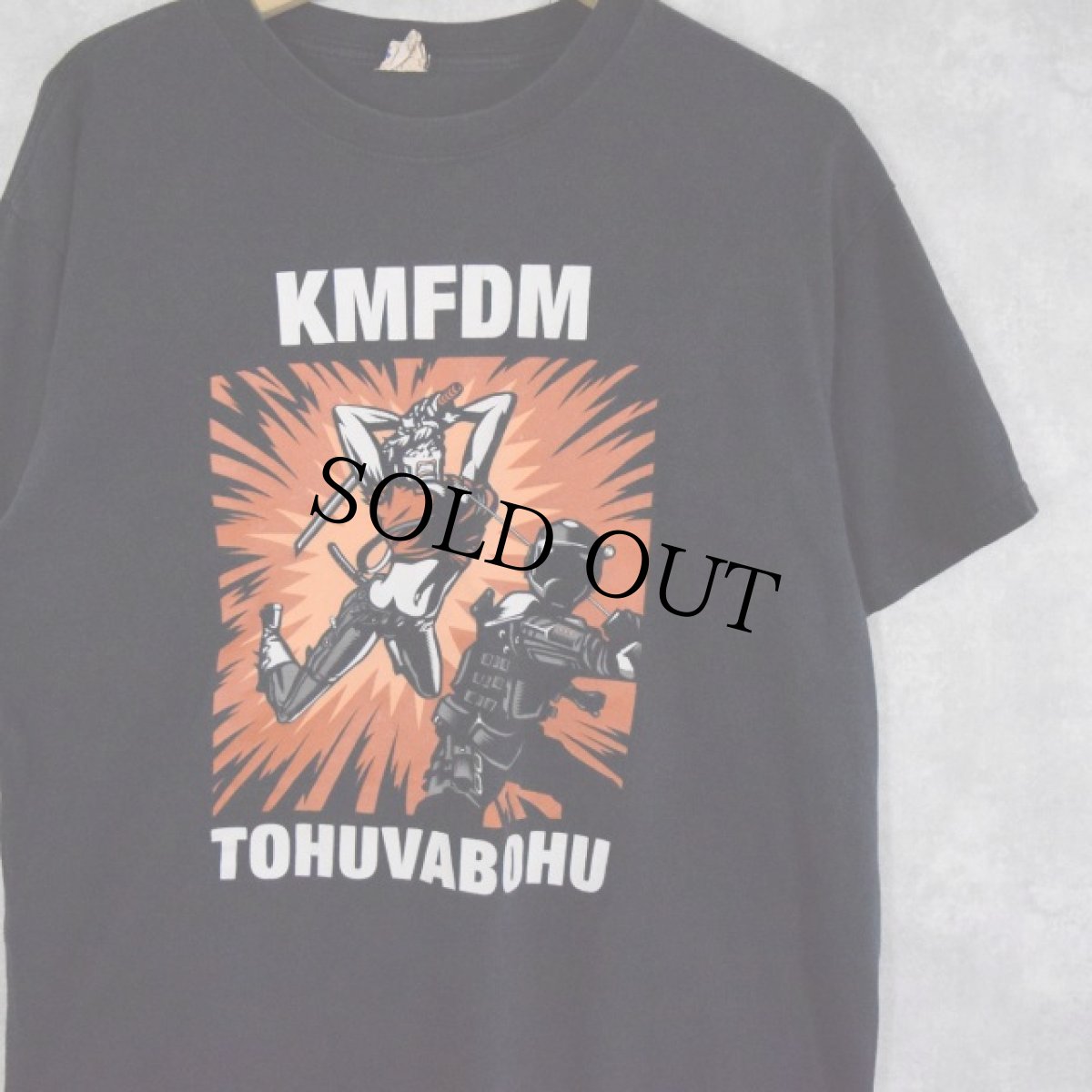 画像1: KMFDM "Tohuvabohu" インダストリアル・バンド アルバムTシャツ L (1)