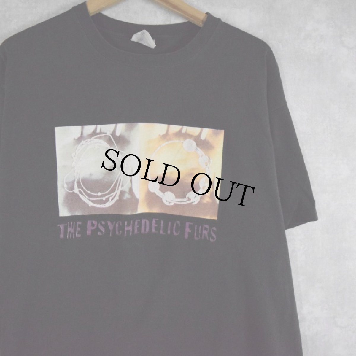 画像1: 80's USA製 The Psychedelic Furs "WORLD OUTSIDE" ポストパンクバンドTシャツ XL (1)