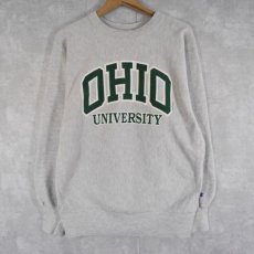 画像1: 90's Champion REVERSE WEAVE USA製 "OHIO UNIVERSITY" XL (1)