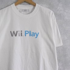 画像1: Nintendo "Wii Play" ゲームプリントTシャツ L (1)