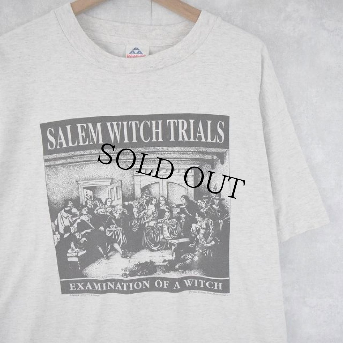 画像1: 90's SALEM WITCH TRIALS アートプリントTシャツ XL (1)