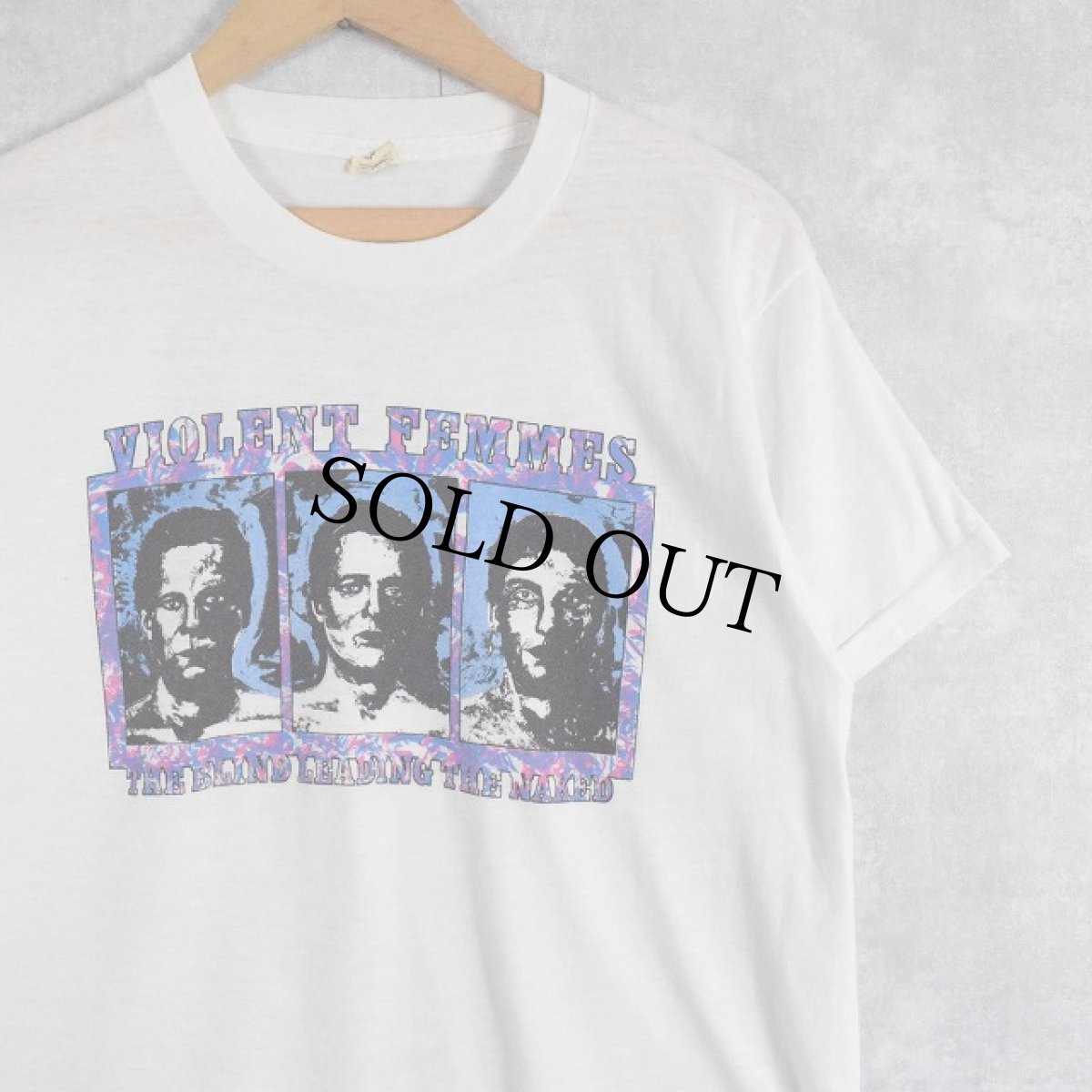 画像1: 80's Violent Femmes USA製 フォークパンクバンドTシャツ XL (1)